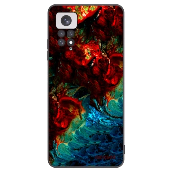 Picasee Xiaomi Redmi Note 11 Hülle - Schwarzes Silikon - Universe