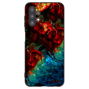Picasee Samsung Galaxy A13 4G A135 Hülle - Schwarzes Silikon - Universe