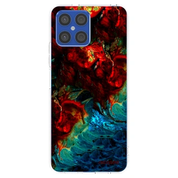 Picasee Honor X8 4G Hülle - Transparentes Silikon - Universe