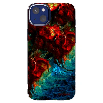 Picasee Apple iPhone 14 Plus Hülle - Transparentes Silikon - Universe
