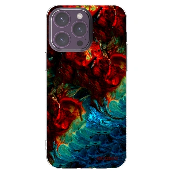 Picasee Apple iPhone 14 Pro Max Hülle - Transparentes Silikon - Universe