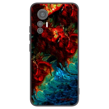 Picasee Xiaomi 12 Lite Hülle - Schwarzes Silikon - Universe