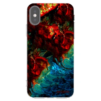 Picasee Apple iPhone X/XS Hülle - Transparentes Silikon - Universe