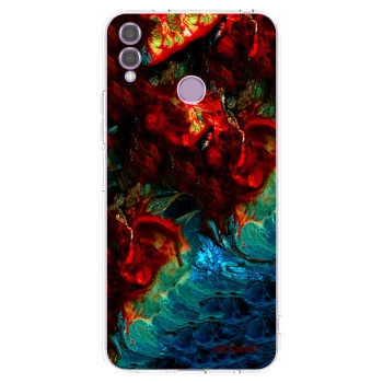 Picasee Honor 8X Hülle - Transparentes Silikon - Universe