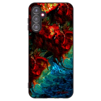 Picasee Samsung Galaxy A14 4G A145R Hülle - Schwarzes Silikon - Universe