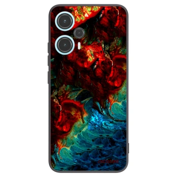 Picasee Xiaomi Poco F5 Hülle - Schwarzes Silikon - Universe