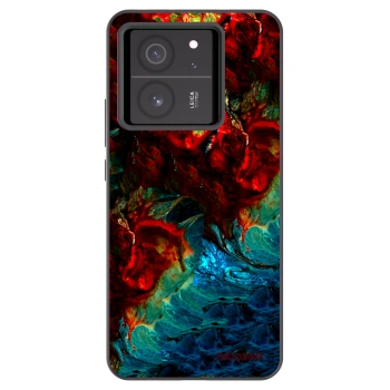 Picasee Xiaomi 13T Pro Hülle - Schwarzes Silikon - Universe