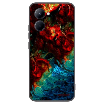 Picasee Realme C33 (2023) Hülle - Schwarzes Silikon - Universe