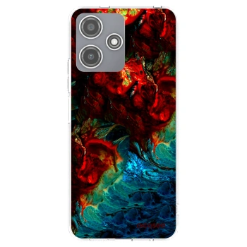 Picasee Xiaomi Redmi 12 5G Hülle - Transparentes Silikon - Universe