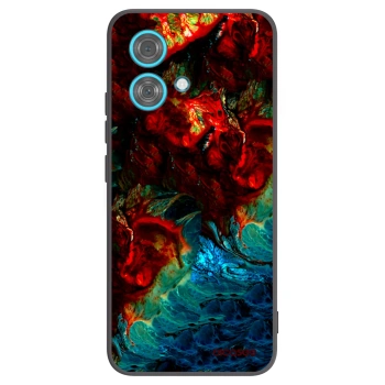 Picasee Motorola Edge 40 Neo Hülle - Schwarzes Silikon - Universe