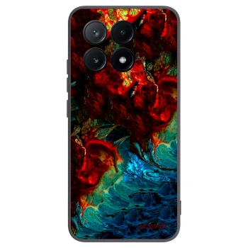 Picasee Xiaomi Poco X6 Pro Hülle - Schwarzes Silikon - Universe