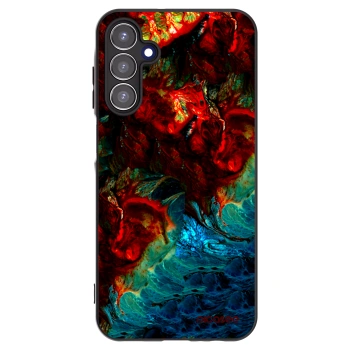 Picasee Samsung Galaxy A15 A156B 5G Hülle - Schwarzes Silikon - Universe