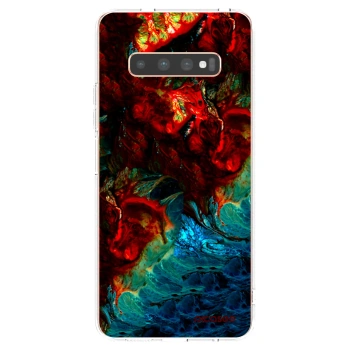 Picasee Samsung Galaxy S10 Plus G975 Hülle - Transparentes Silikon - Universe