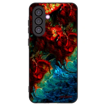 Picasee Samsung Galaxy A36 5G Hülle - Schwarzes Silikon - Universe