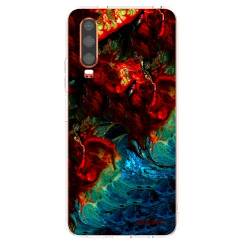 Picasee Huawei P30 Hülle - Transparentes Silikon - Universe