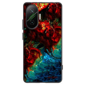 Picasee Xiaomi Poco F7 Pro 5G Hülle - Schwarzes Silikon - Universe