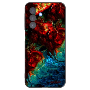 Picasee Samsung Galaxy A17 5G Hülle - Schwarzes Silikon - Universe