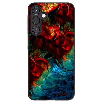 Picasee Samsung Galaxy A16 4G Hülle - Schwarzes Silikon - Universe