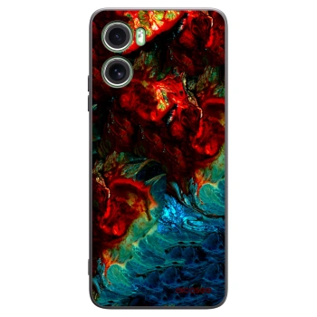 Picasee Motorola Moto G06 Hülle - Schwarzes Silikon - Universe