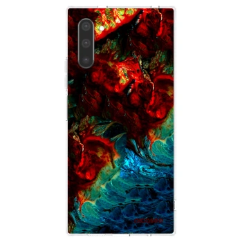 Picasee Samsung Galaxy Note 10 N970F Hülle - Transparentes Silikon - Universe