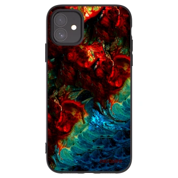 Picasee Apple iPhone 11 Hülle - Schwarzes Silikon - Universe