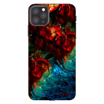 Picasee Apple iPhone 11 Pro Max Hülle - Transparentes Silikon - Universe