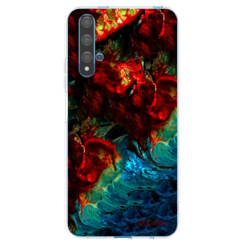 Picasee Huawei Nova 5T Hülle - Transparentes Silikon - Universe