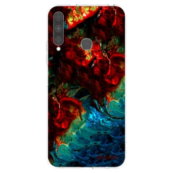 Picasee Huawei P40 Lite E Hülle - Transparentes Silikon - Universe