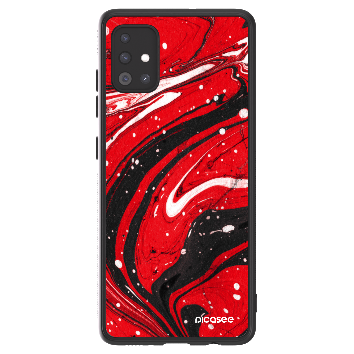 Picasee ULTIMATE CASE für Samsung Galaxy A51 A515F - Red black