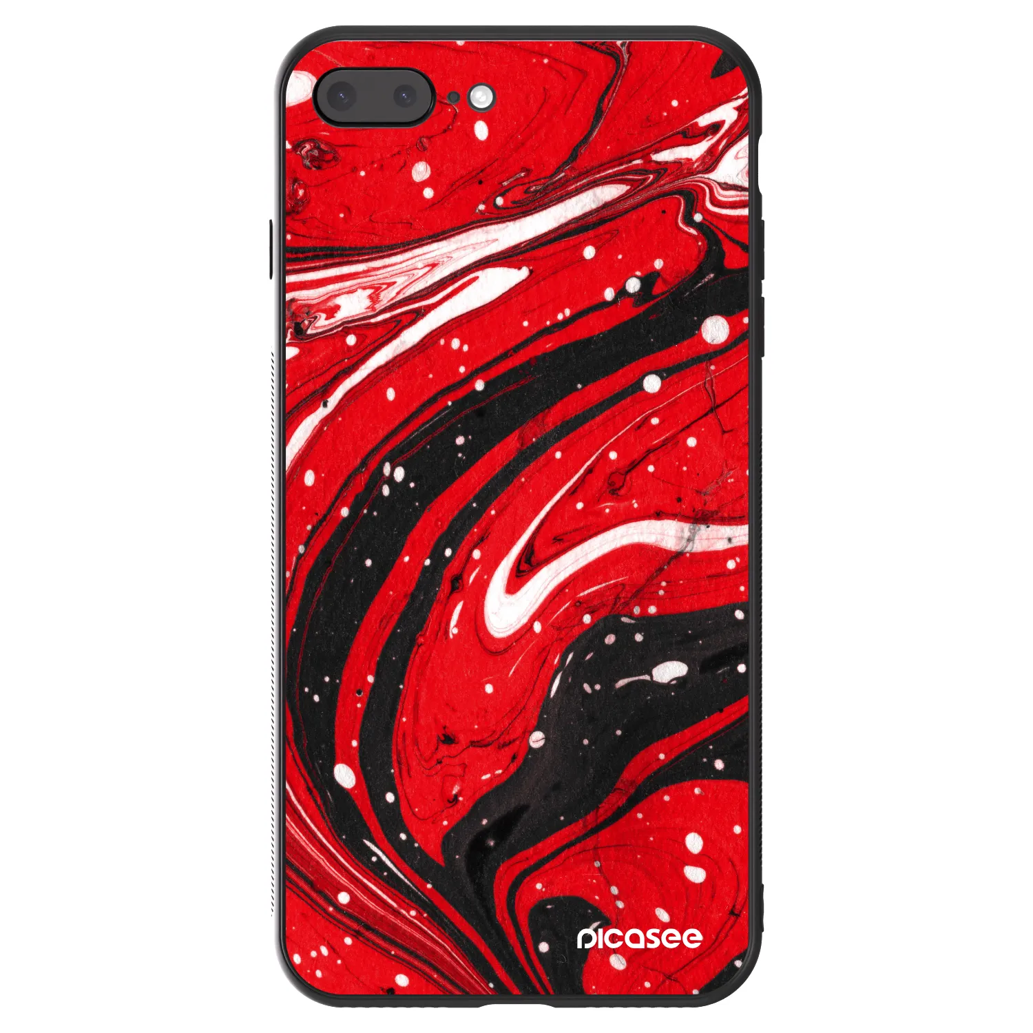 Picasee ULTIMATE CASE für Apple iPhone 7 Plus - Red black