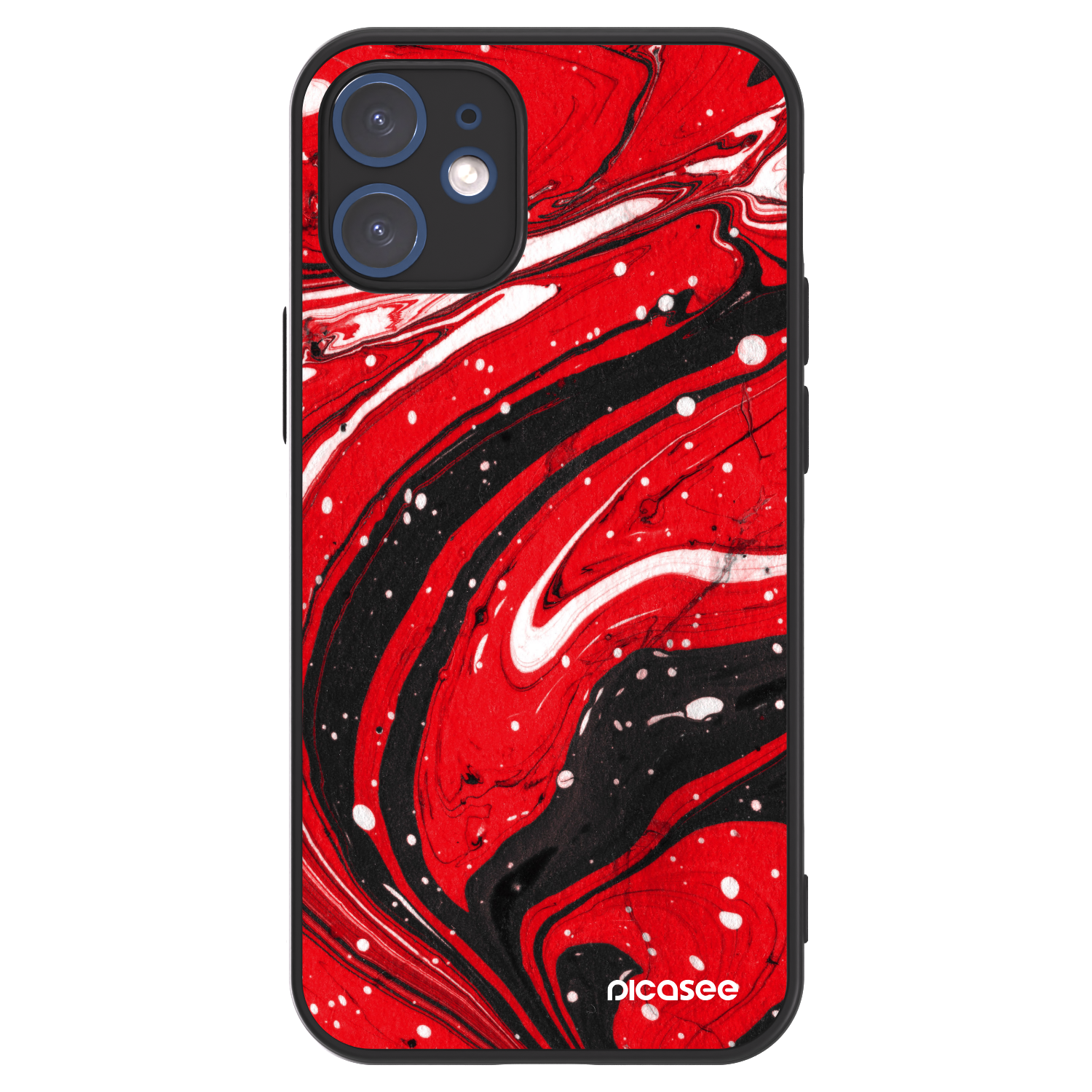 Picasee ULTIMATE CASE für Apple iPhone 12 mini - Red black