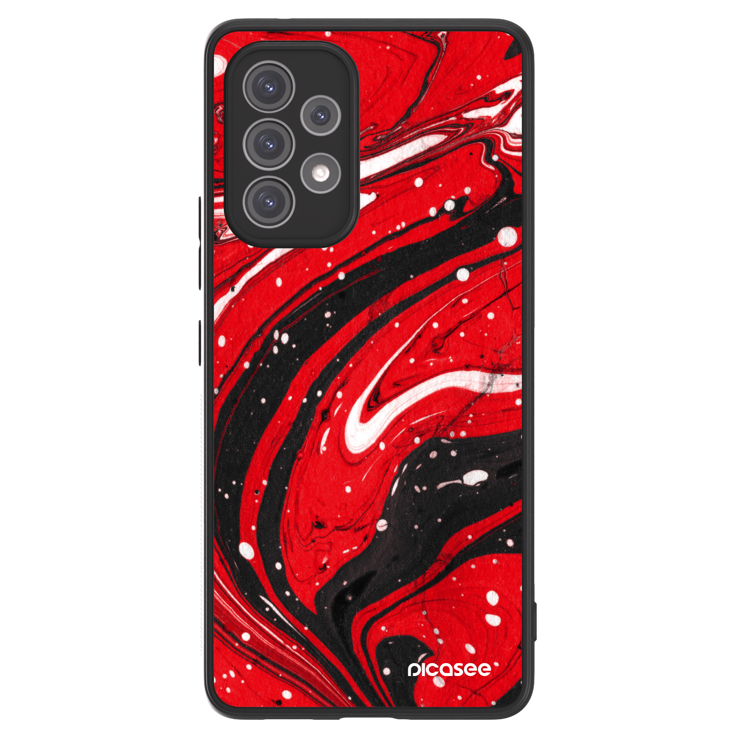 Picasee ULTIMATE CASE für Samsung Galaxy A52 5G A525F - Red black