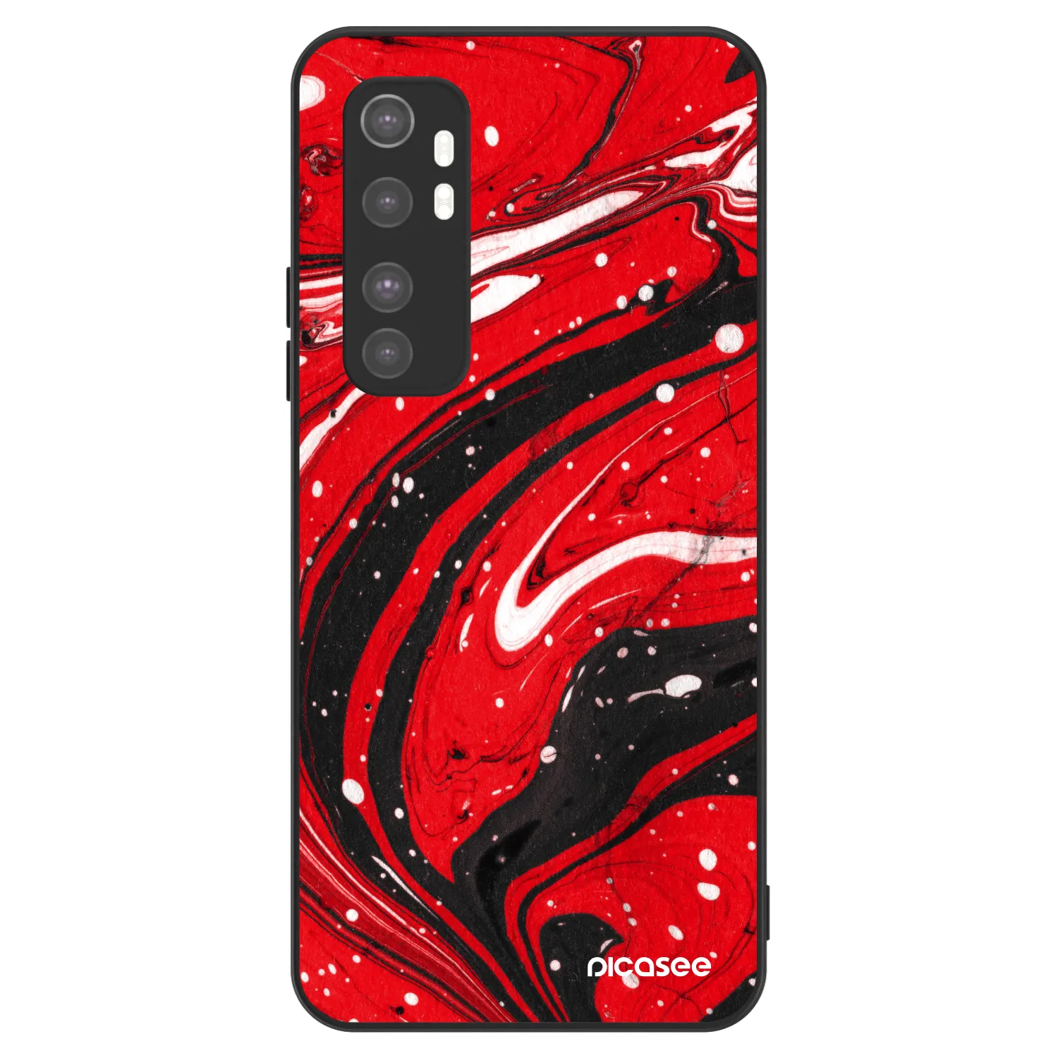 Picasee ULTIMATE CASE für Xiaomi Mi Note 10 Lite - Red black