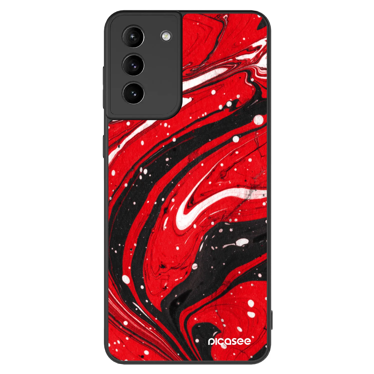 Picasee ULTIMATE CASE für Samsung Galaxy S21+ 5G G996F - Red black