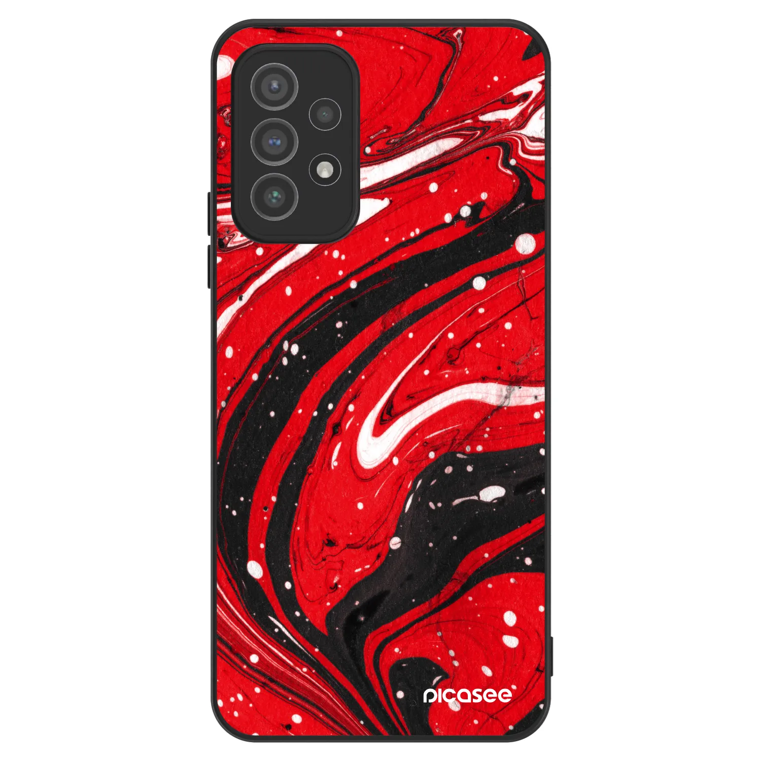 Picasee ULTIMATE CASE für Samsung Galaxy A72 A725F - Red black