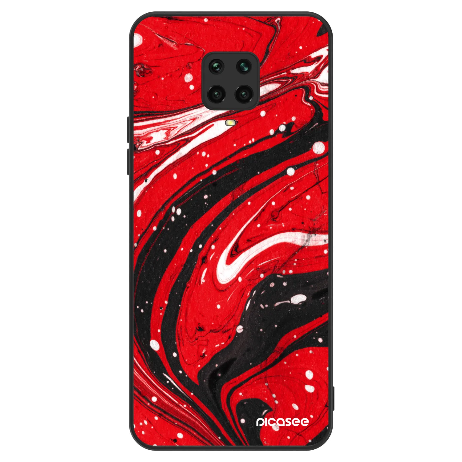 Picasee ULTIMATE CASE für Xiaomi Redmi Note 9S - Red black
