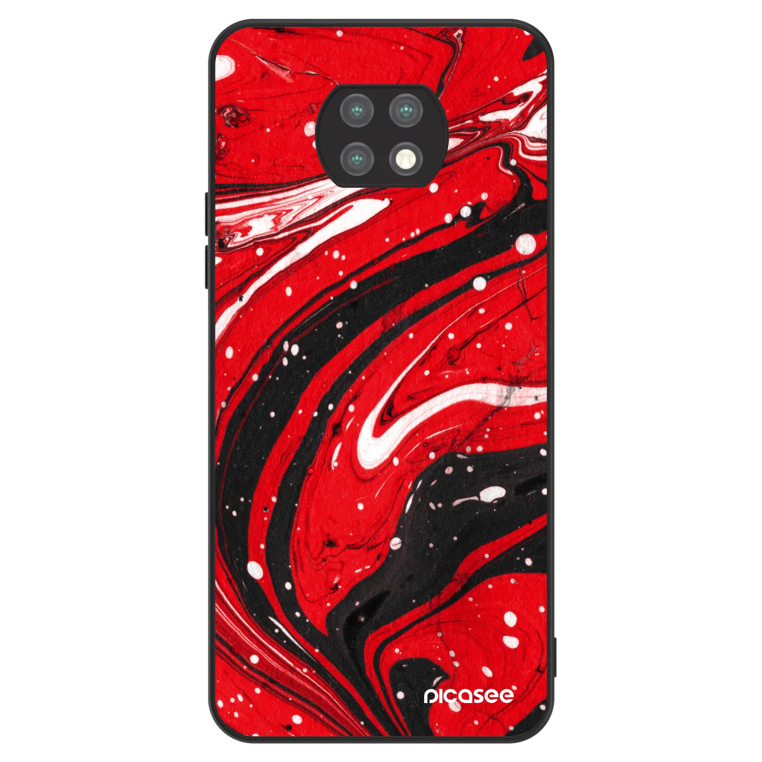 Picasee ULTIMATE CASE für Xiaomi Redmi Note 9T - Red black