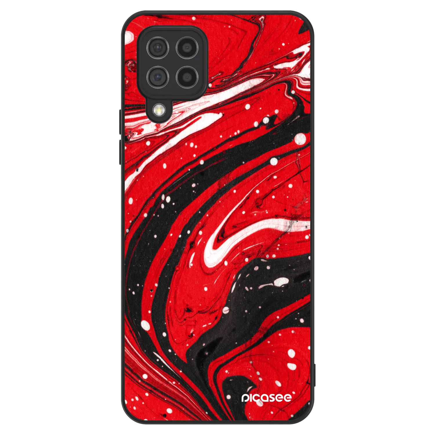Picasee ULTIMATE CASE für Samsung Galaxy A22 A225F 4G - Red black