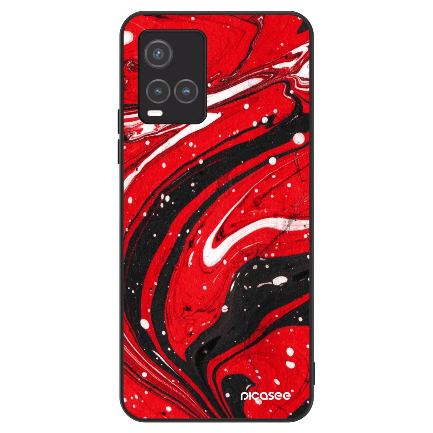 Picasee ULTIMATE CASE für Vivo Y33s - Red black