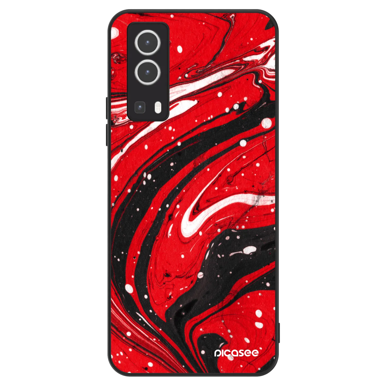 Picasee ULTIMATE CASE für Vivo Y72 5G - Red black