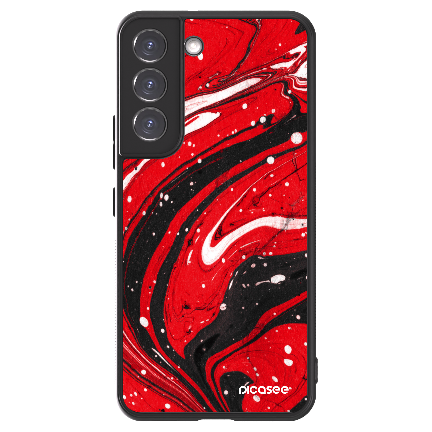 Picasee ULTIMATE CASE für Samsung Galaxy S22 5G - Red black