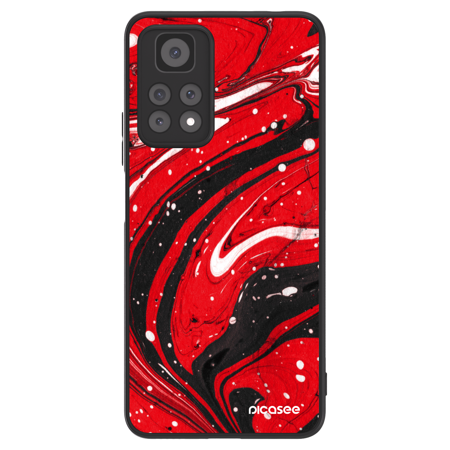 Picasee ULTIMATE CASE für Xiaomi Redmi Note 11 Pro 5G - Red black