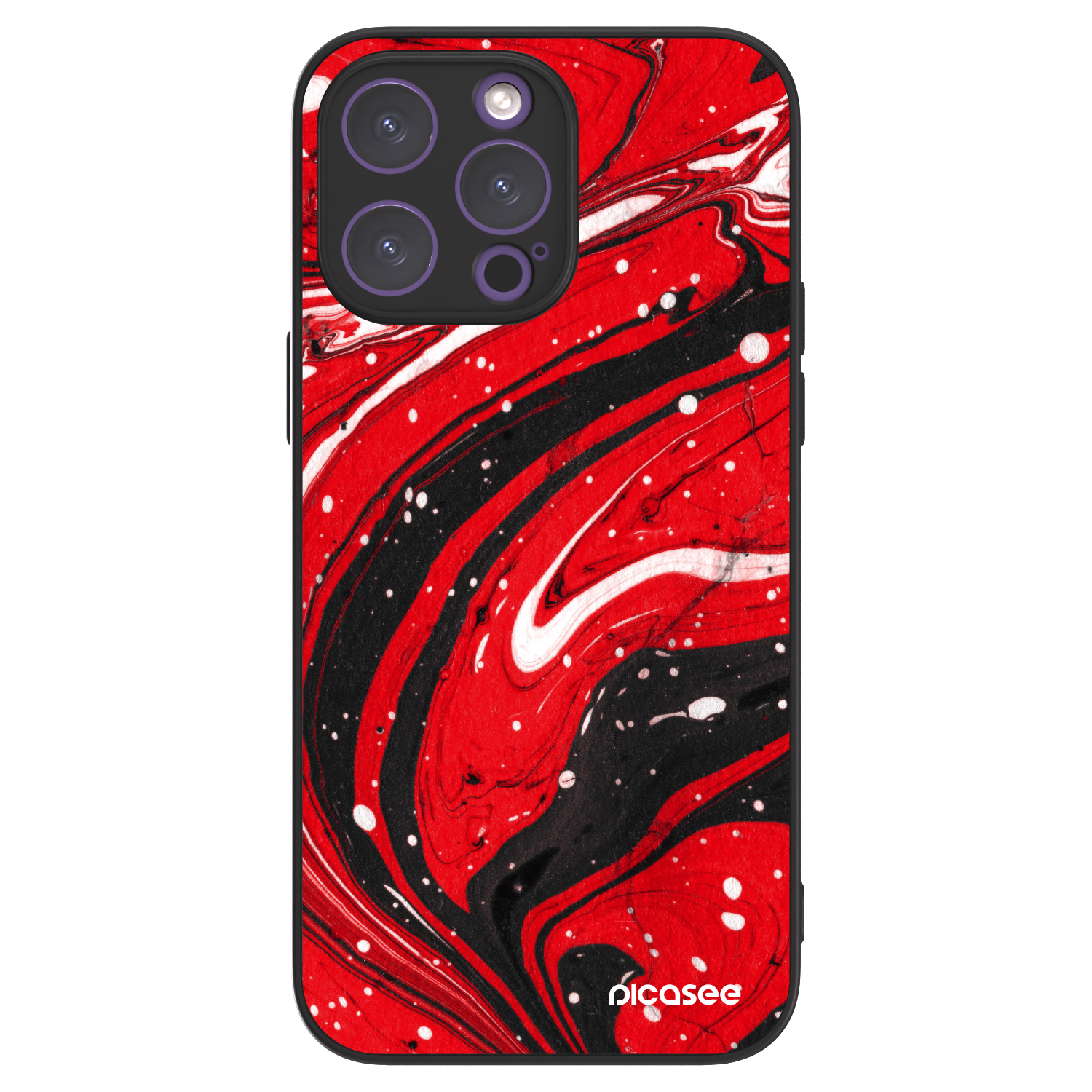 Picasee ULTIMATE CASE für Apple iPhone 14 Pro Max - Red black