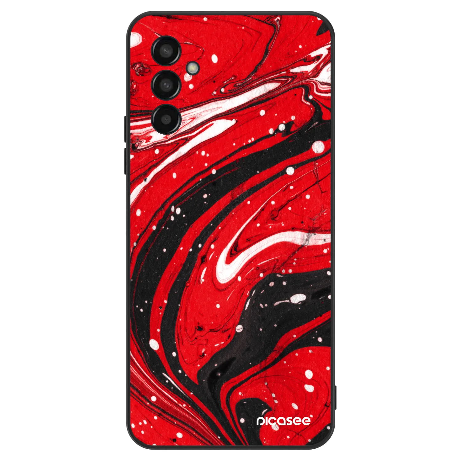 Picasee ULTIMATE CASE für Samsung Galaxy M13 M135F - Red black