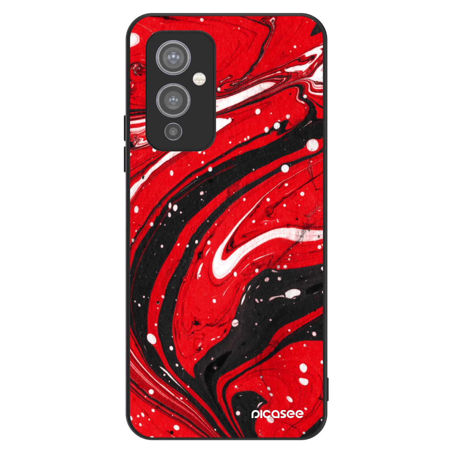 Picasee ULTIMATE CASE für OnePlus 9 - Red black