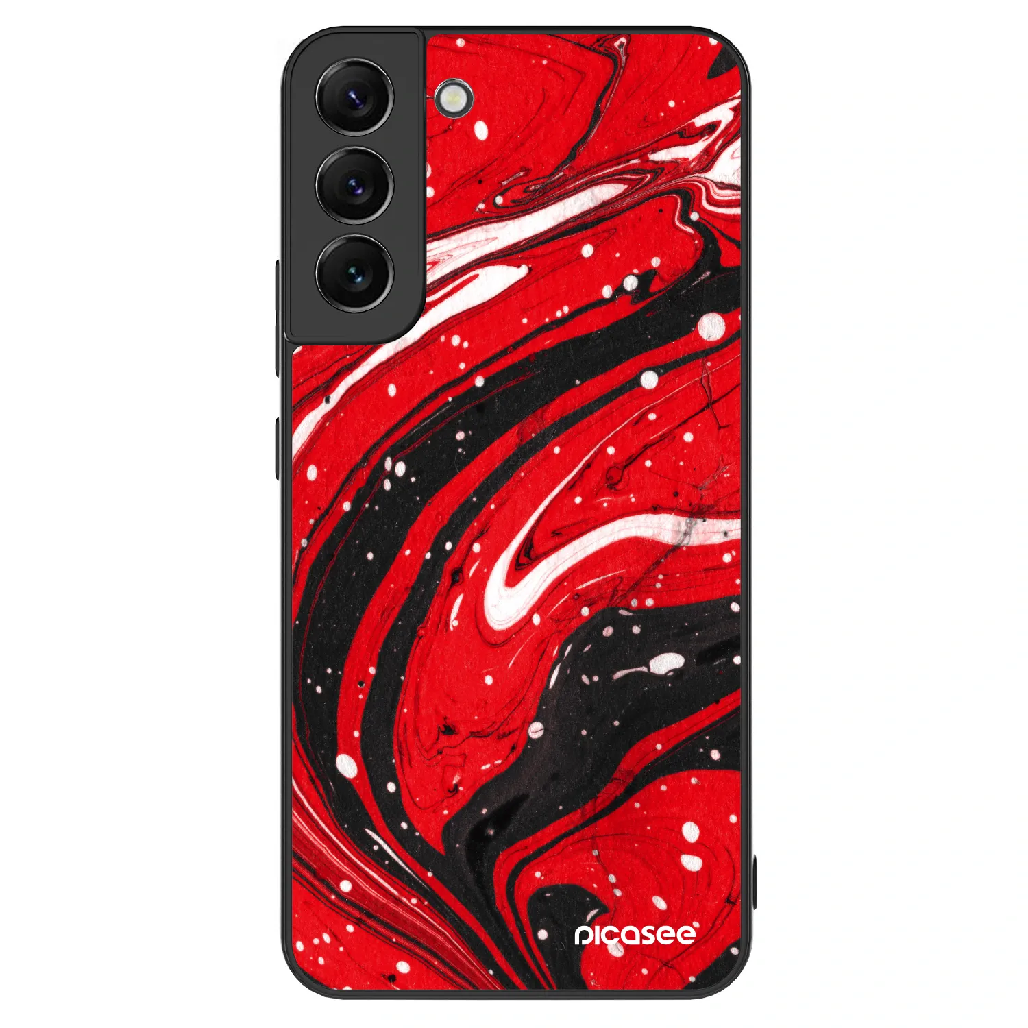 Picasee ULTIMATE CASE PowerShare für Samsung Galaxy S22+ 5G - Red black