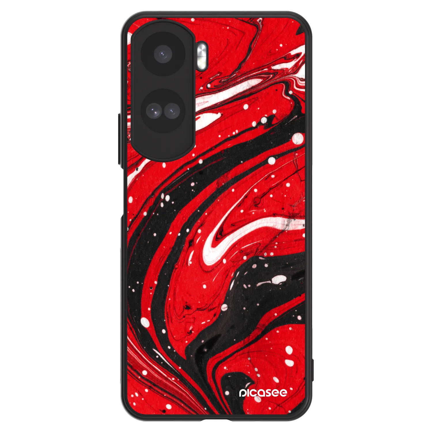 Picasee ULTIMATE CASE für Honor 90 Lite 5G - Red black