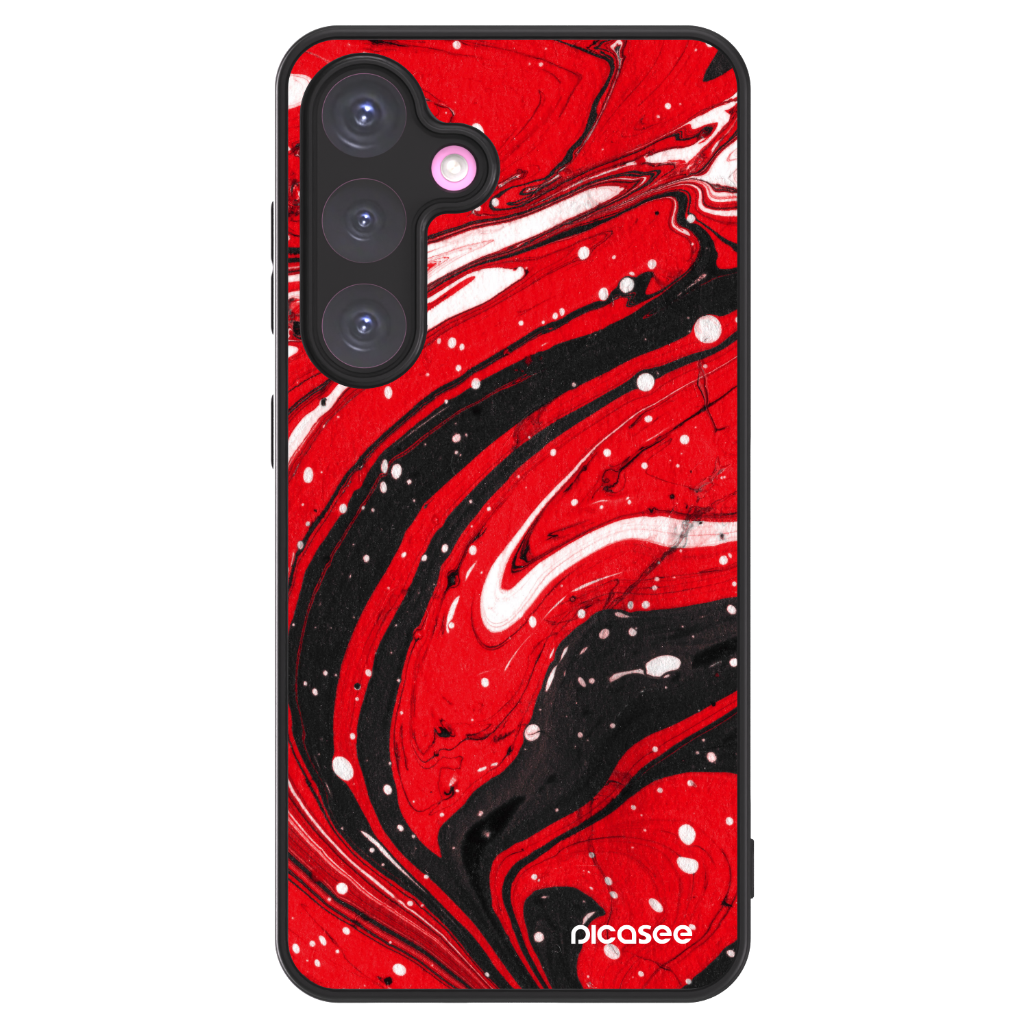 Picasee ULTIMATE CASE PowerShare für Samsung Galaxy S24+ S926B 5G - Red black