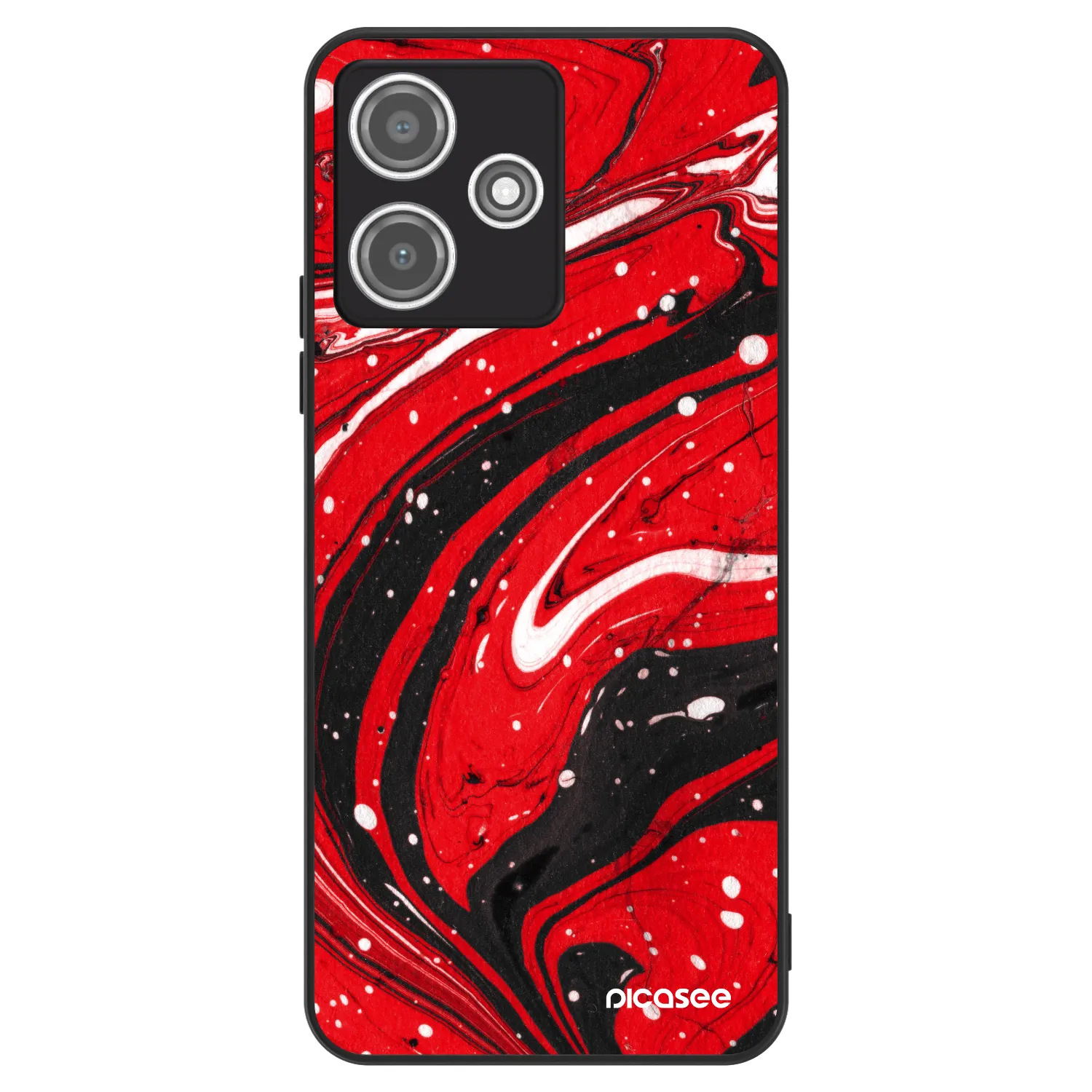 Picasee ULTIMATE CASE für Xiaomi Redmi 12 5G - Red black