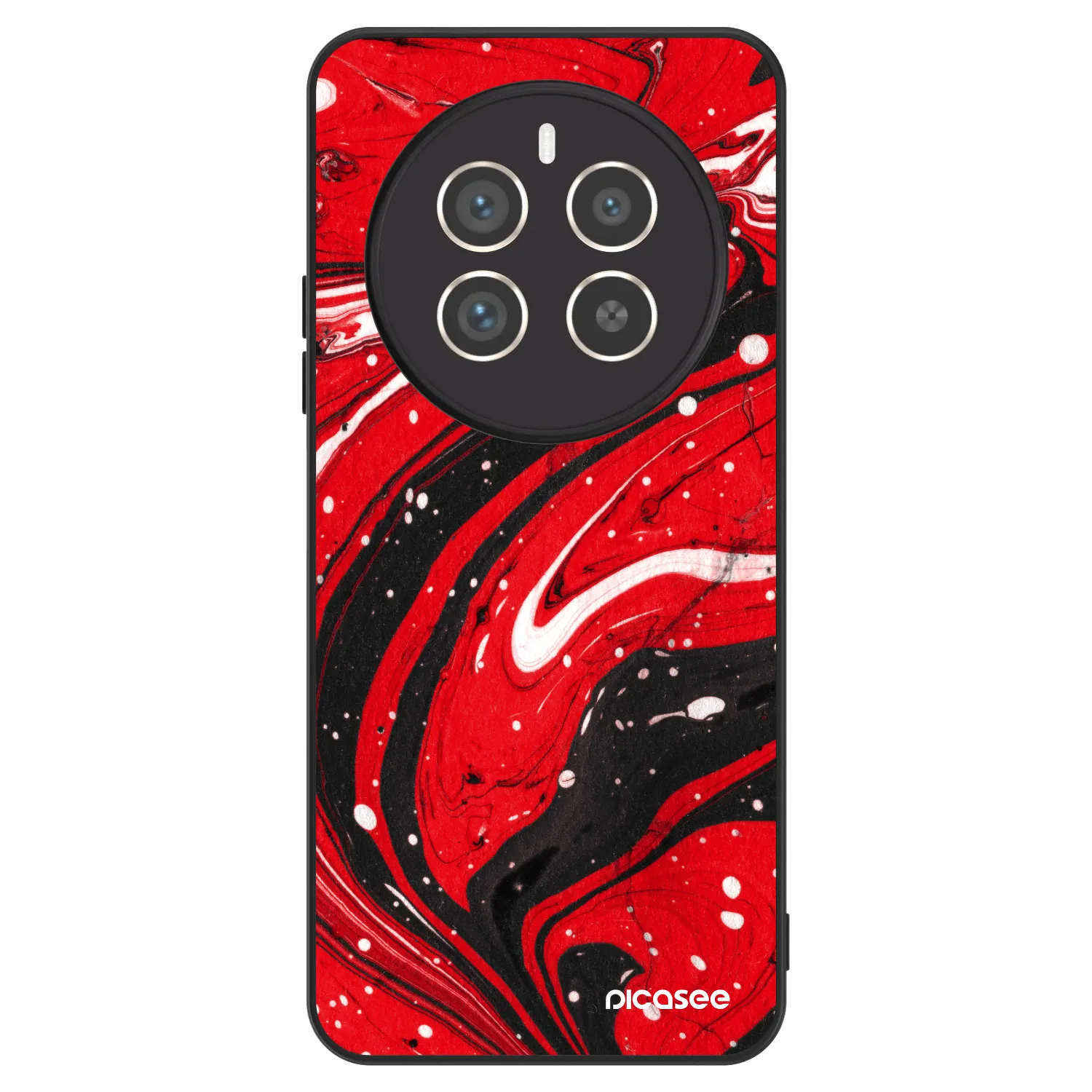 Picasee ULTIMATE CASE für Realme 12 Pro 5G - Red black
